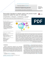 Photocatalytic Degradation of Ceftiofur Sodium in The Presence of Gold