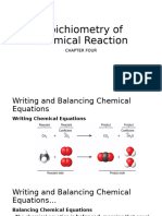 Chapter 4 - Stoichiometry of Chemical Reaction