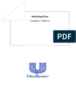 Marketing Plan Unilever