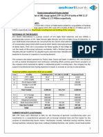 Short Form Credit Memo - DIPL