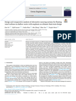 Design and comparative analysis of alternative mooring systems for floating wind turbines in shallow water with emphasis on ultimate limit state design