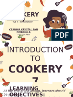 Introduction To Cookery