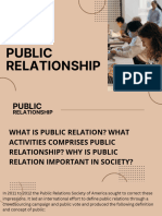 Public Relationship