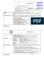 Assessment in Learning 1 Learning Plan