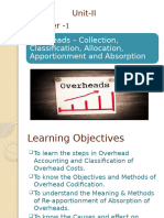 2 - 1 - Overhead-Collection, Classification, Allocation, Apportionment .PPTX Final