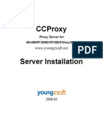 Ccproxy Server Installation