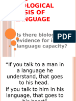 Lec 6 The  Biological basis of language