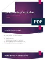 Understanding the Curriculum Final