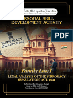 Family Law Psda (Sem 3)