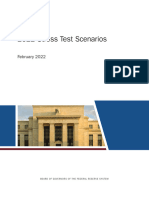 CCAR 2022 Stress testing scenario