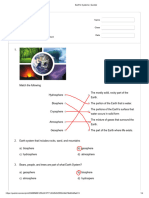 Earth's Systems Answer Key