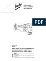 Operator'S Manual Manuel de L'Utilisateur Manual Del Operador