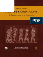 Tamás Dezső, The Assyrian Army II Recruitement and Logistics