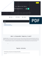 Temp Mail - Disposable Temporary Email