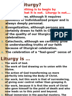 Talk On Liturgy