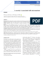 Australian Dental Journal - 2018 - Luo - Periodontal Disease Severity is Associated With Micronutrient Intake