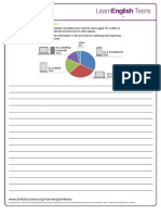 Writing About A Pie Chart - Writing Practice 0