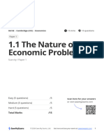 1 1 The Nature of The Economic Problem TSGHXPPQDKHGFGBV Merged