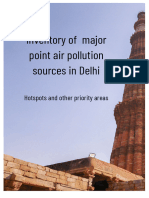 Inventory of Major Point Air Pollution Sources in Delhi: Hotspots and Other Priority Areas