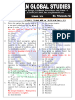 SSC MTS English Practice Set-13 (Printable PDF) - 6201386989