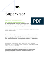 Deloitte Delhi JD Supervisor