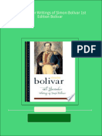 (FREE PDF Sample) El Libertador Writings of Simon Bolivar 1st Edition Bolívar Ebooks