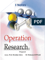 Operation Recearch