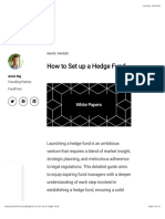 How to Set up a Hedge Fund