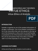 ETHICAL FRAMEWORKS AND THEORIES_  VIRTUE ETHICS