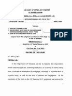 CRDB Bank Limited Vs Issack B Mwamasika and 2 Others (Civil Application No 10301 of 2017) 2017 TZCA 159 (19 July 2017)