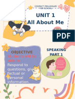 Compact Pfs - Unit 1 All About Me