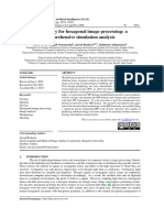 Morphology for hexagonal image processing: a comprehensive simulation analysis