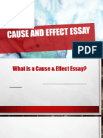 What Is Cause - Effect Essay