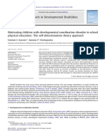 Motivating Children With Developmental Coordination Disorder in School Physical Education - The Self-Determination Theory Approach