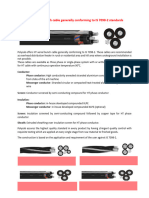 HT Aerial Bunched Cable