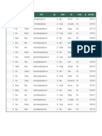 Untitled Spreadsheet - Sheet1