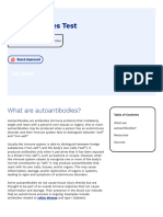 Autoantibodies Test