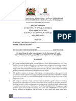 Nakumatt Holdings Limited (Under Administration) V Southcoast Holdings Limited (Civil Appeal 104of2019) 2022KECA1223 (KLR) (4november2022) (Judgment)