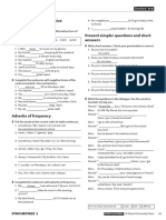 Synchronize1 TRB Worksheets Unit 2 Standard Grammar