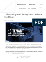 13 Tenant Rights All Pennsylvania Landlords Must Know