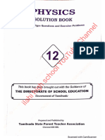 12th Physics Official Solution Book English Medium PDF Download