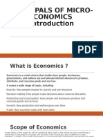 PPT 1 Intro to Microeconomics