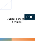 Session 4 Capital Budgeting