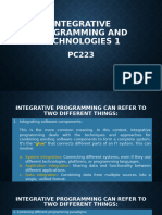 Integrative Programming and Technologies 1