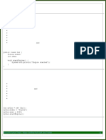 Interview Questions Related To Classes, Objects, Variables, Methods, and Constructors (Repaired)