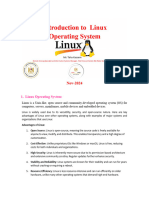 1.1-Introduction To The Linux Operating System