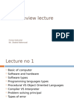 Review Lecture 2-11-2024 (Autosaved)