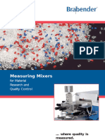 Measuring Mixers For Material Research and Quality Control Where Quality Is Measured