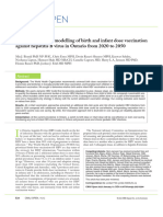 Cost-Effectiveness Modelling of Birth and Infant Dose Vaccination Against Hepatitis B Virus in Ontario From 2020 To 2050