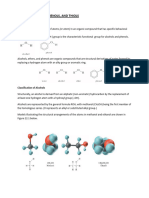 Alcohols, Phenols, Ethers and Thiols